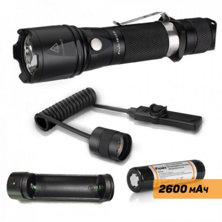 Набор: тактический фонарь Fenix TK15C + ARB-L2-2600 + ARE-X1+ AER-02